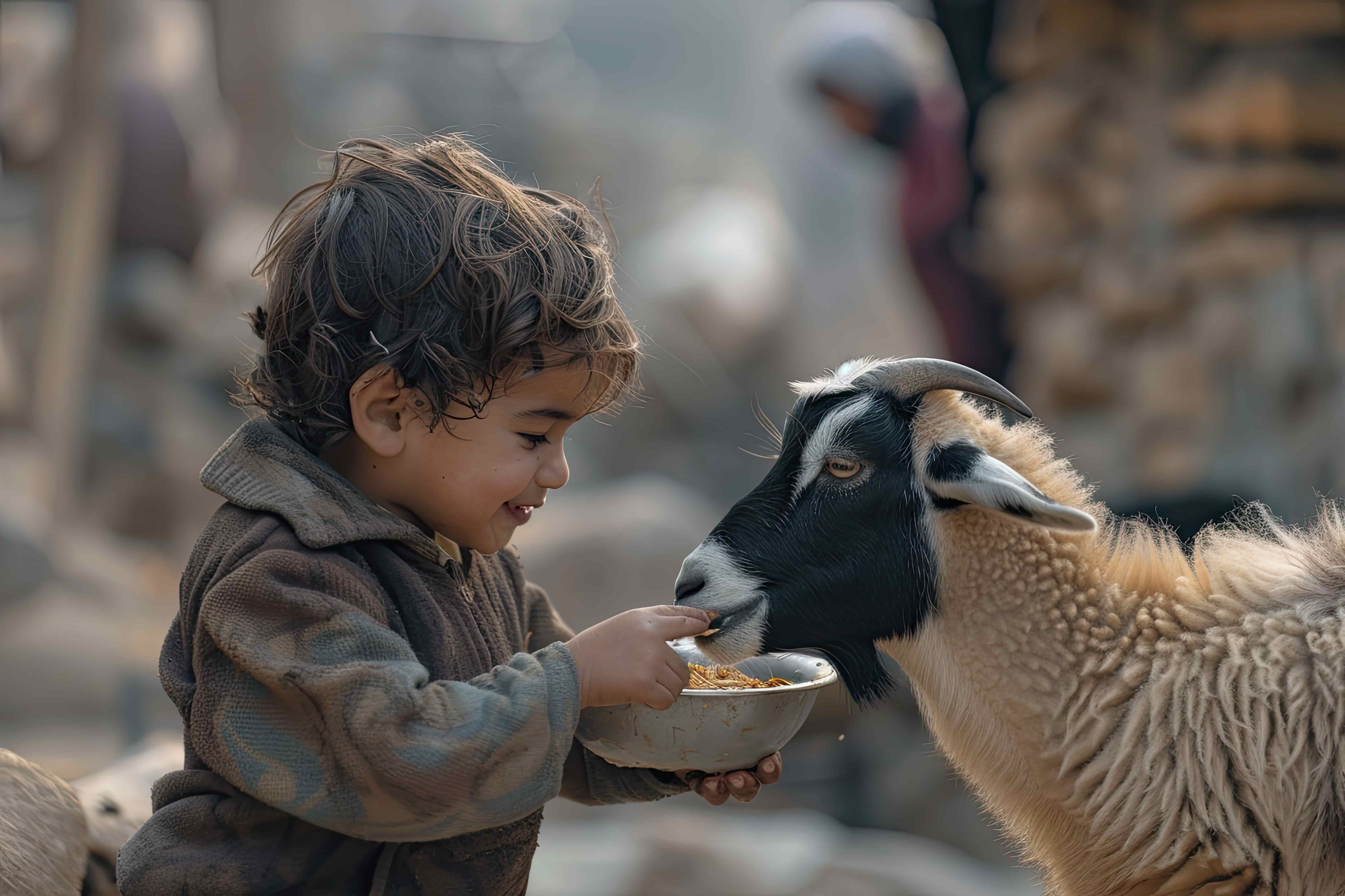 Qurbani distribution